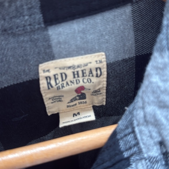 Black and Gray Plaid Button-Up flannel shirt - Picture 3 of 4